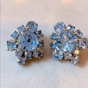 Crystal Blue Earrings